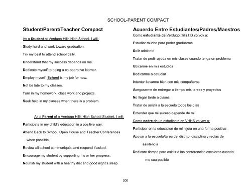 Verdugo Hills High School WASC Self-Study Page 1