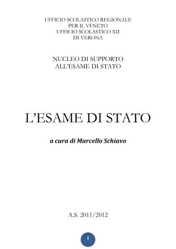 L'ESAME DI STATO - MIUR â USR Veneto