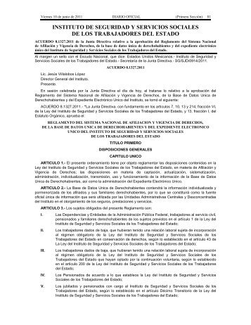 Reglamento del Sistema Nacional de AfiliaciÃ³n y ... - Normateca SEP