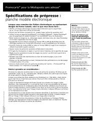 Promocarte pour le service MÃ©diaposte sans adresse - Canada Post