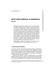 Estonian Papers in Applied Linguistics - Eesti Rakenduslingvistika ...