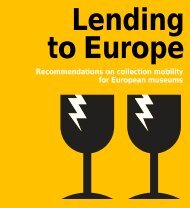 Recommendations on collection mobility for European museums