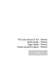 The Lotus House of Art - Teheran Matisa Studio - Teheran Negar ...