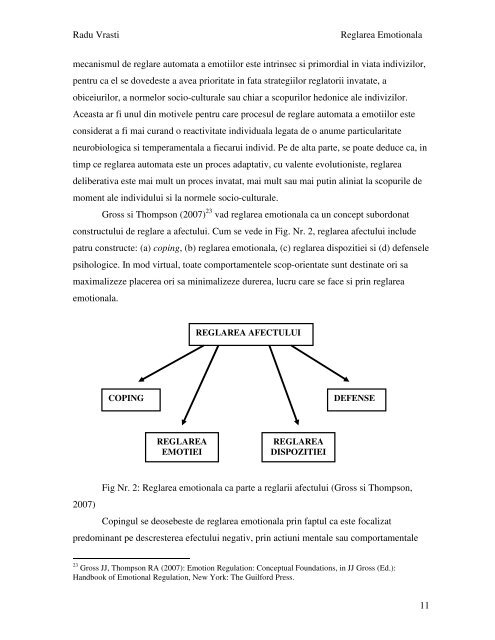 Reglarea emotionala, concept, evaluare ... - Dr. Radu Vrasti