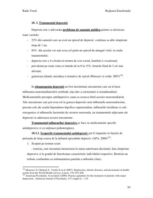 Reglarea emotionala, concept, evaluare ... - Dr. Radu Vrasti