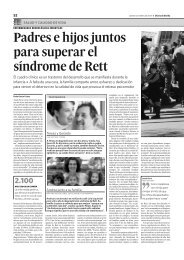 Padres e hijos juntos para superar el sÃ­ndrome de Rett - AsociaciÃ³n ...