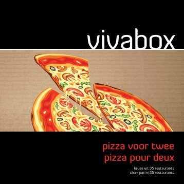 pizza voor twee pizza pour deux - Vivabox