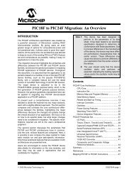 PIC18F to PIC24F Migration: An Overview - Microchip