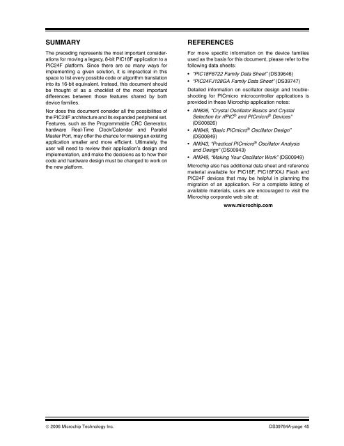 PIC18F to PIC24F Migration: An Overview - Microchip