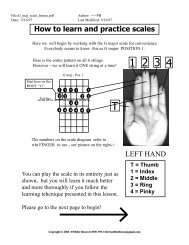 G Maj Scale basics - PB Guitar Studios