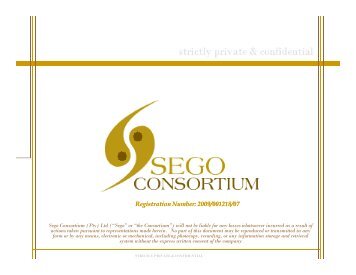 Sego Consortium - Top Level