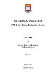 graduate school hku thesis submission