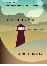 STRUGA, FYROM KONSTRUKTOR - Youth Networks