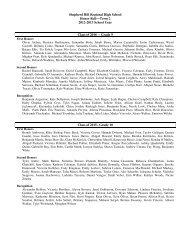 Honor Roll Announcement