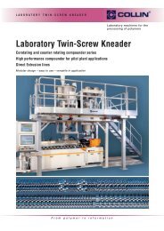 Laboratory Twin-Screw Kneader - Dr. Collin GmbH