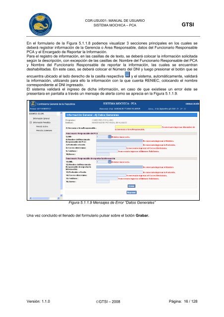 Manual de Usuario del Sistema Mochica â PCA - Ministerio de ...