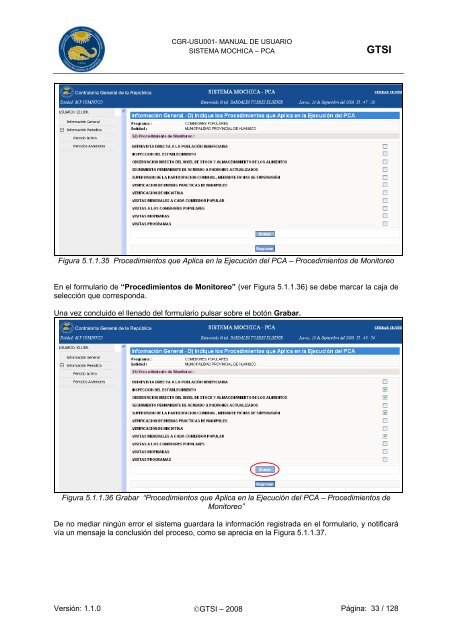 Manual de Usuario del Sistema Mochica â PCA - Ministerio de ...