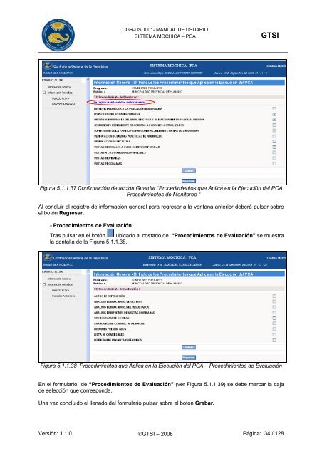 Manual de Usuario del Sistema Mochica â PCA - Ministerio de ...