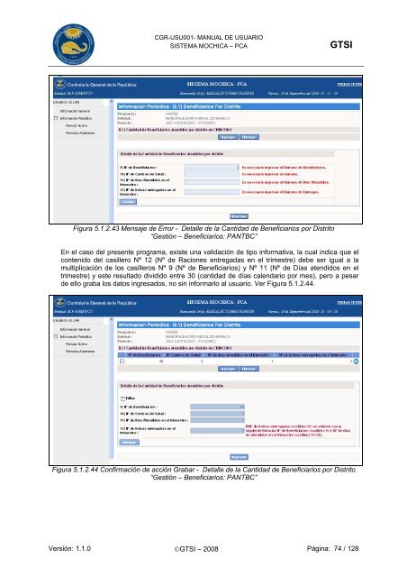 Manual de Usuario del Sistema Mochica â PCA - Ministerio de ...