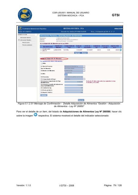 Manual de Usuario del Sistema Mochica â PCA - Ministerio de ...