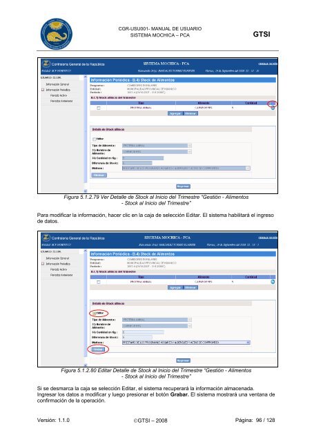 Manual de Usuario del Sistema Mochica â PCA - Ministerio de ...