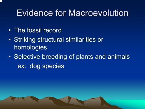 Evolution, Genetics, and Experience