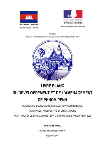 livre blanc du developpement et de l'amenagement de phnom penh