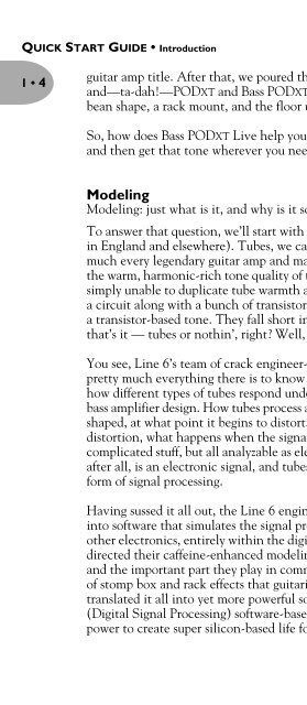 Line 6 Bass POD xt Live User Manual - MIDI Manuals