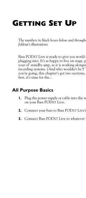 Line 6 Bass POD xt Live User Manual - MIDI Manuals