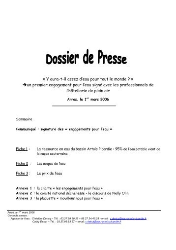 Â« Y aura-t-il assez d'eau pour tout le monde ? Â» âun premier ...