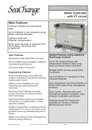 Boiler Controller - with VT circuit Main Features Data Sheet