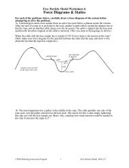 Worksheet 4 - Modeling Physics