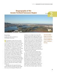 Biogeography of the Greater Portland-Vancouver ... - The Intertwine