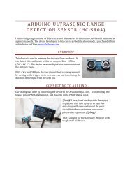arduino ultrasonic range detection sensor (hc-sr04) - Elechouse