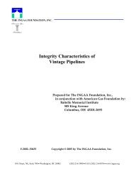 Integrity Characteristics of Vintage Pipelines - dnV