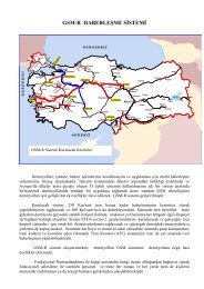 GSM-R HABERLEÅME SÄ°STEMÄ° - Tcdd