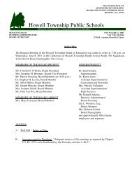 MINUTES 06-08-11.pdf - Howell Township Public Schools