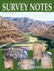 Nine Mile Canyon - Utah Geological Survey - Utah.gov