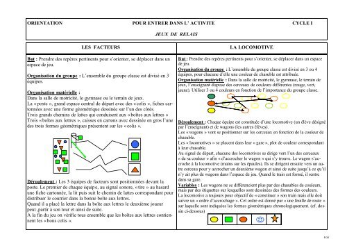 COURSE D' ORIENTATION - USEP 03