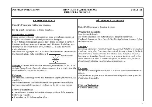 COURSE D' ORIENTATION - USEP 03