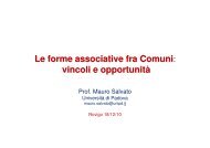 Leggi la relazione del professore Mauro Salvato dell ... - RovigoOggi.it
