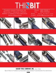 Kaiser ToolThin Bit Catalog.pdf - JW Donchin CO.