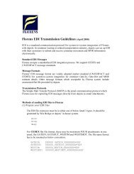 Procedure to Transmit EDI - Florens Container Services