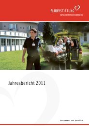 Jahresbericht 2011 - Flury Stiftung