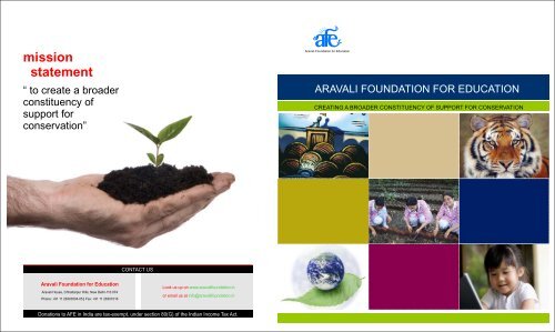 mission statement - Aravali Foundation for Education