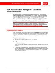 RSA Authentication Manager 7.1 Download Verification Guide