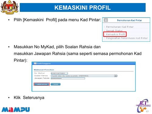 SESI LATIHAN PORTAL GPKI BAHAGIAN PERKHIDMATAN ...