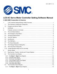 LC8 AC Servo Motor Controller Setting Software Manual - SMC ...
