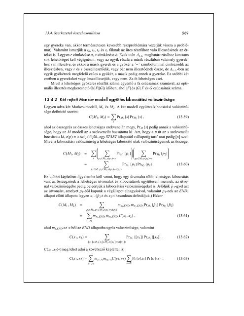 Bioinformatikai algoritmusok