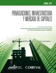 Privatizaciones y Mercado de Capitales (Abril) - ANIF